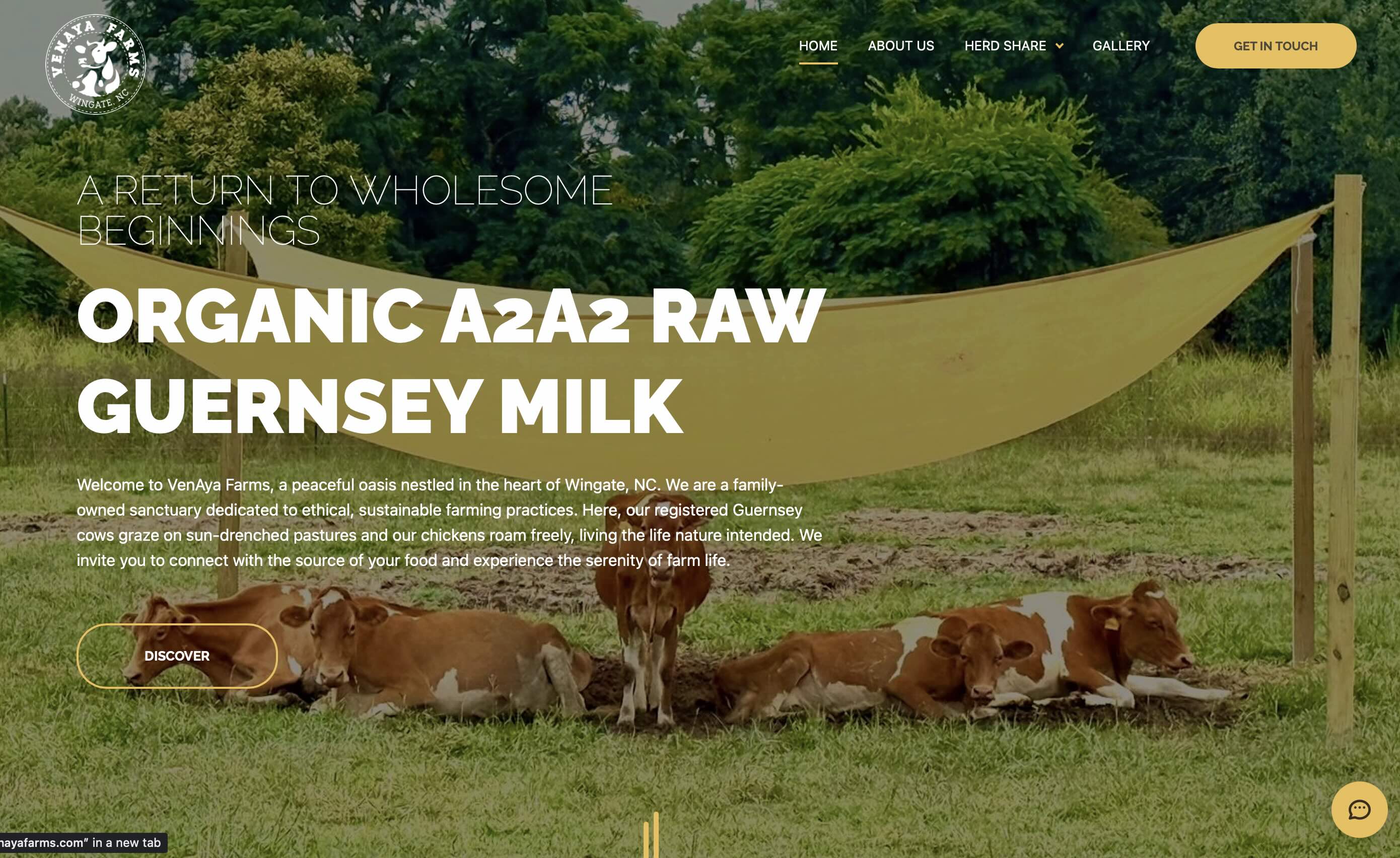 VenAya Farms— public website